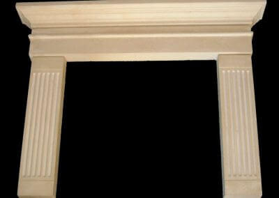 Fluted Fireplace Mantel